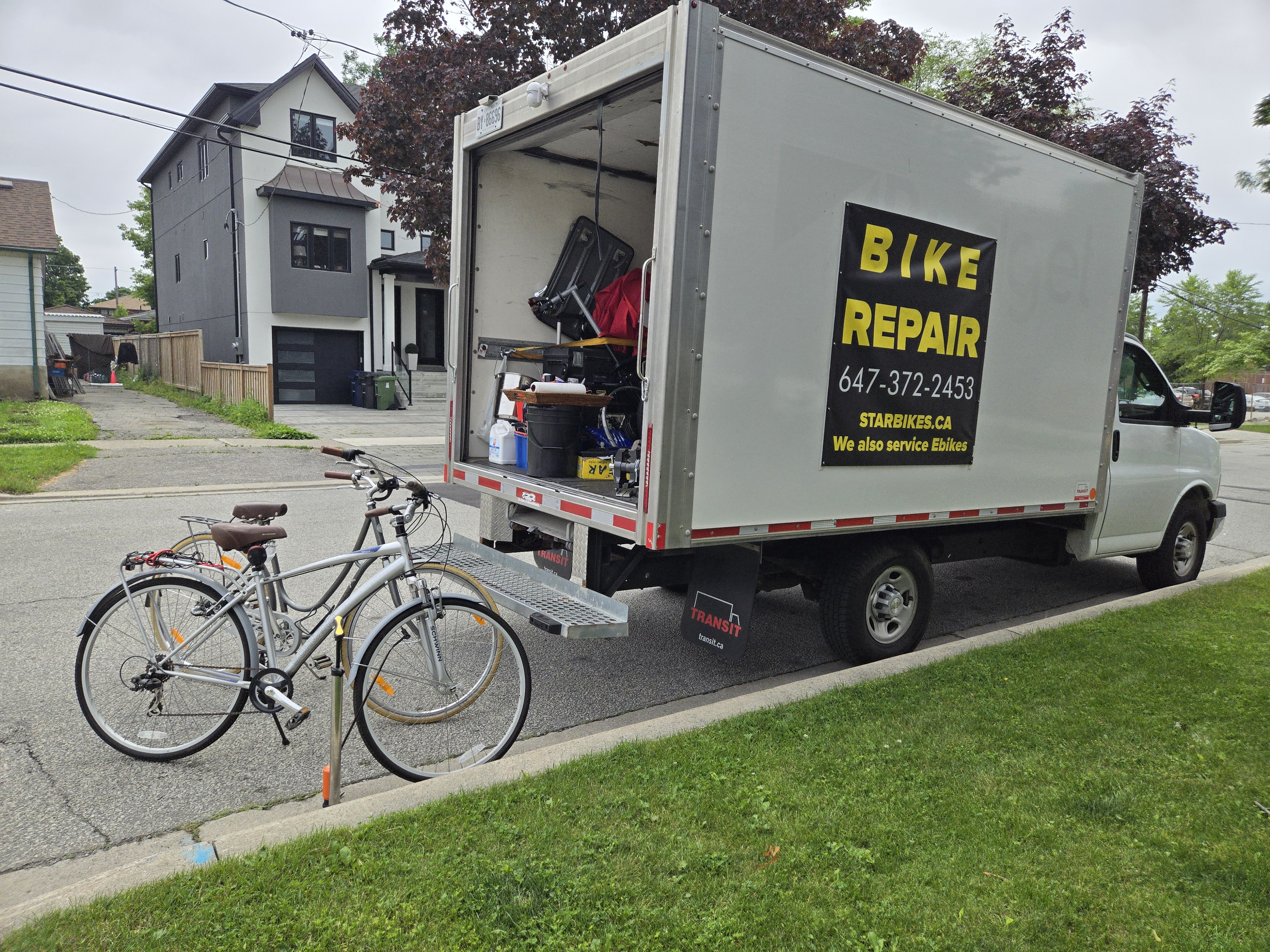 Mobile repair setup